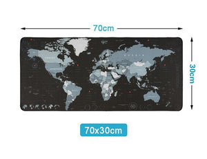 Gaming Mouse Pad Large Mouse Pad Gamer Big Mouse Mat Computer Mousepad Rubber World Map Mause Pad Game Keyboard Desk Mat