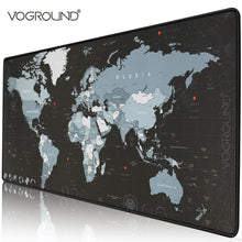 Load image into Gallery viewer, Gaming Mouse Pad Large Mouse Pad Gamer Big Mouse Mat Computer Mousepad Rubber World Map Mause Pad Game Keyboard Desk Mat